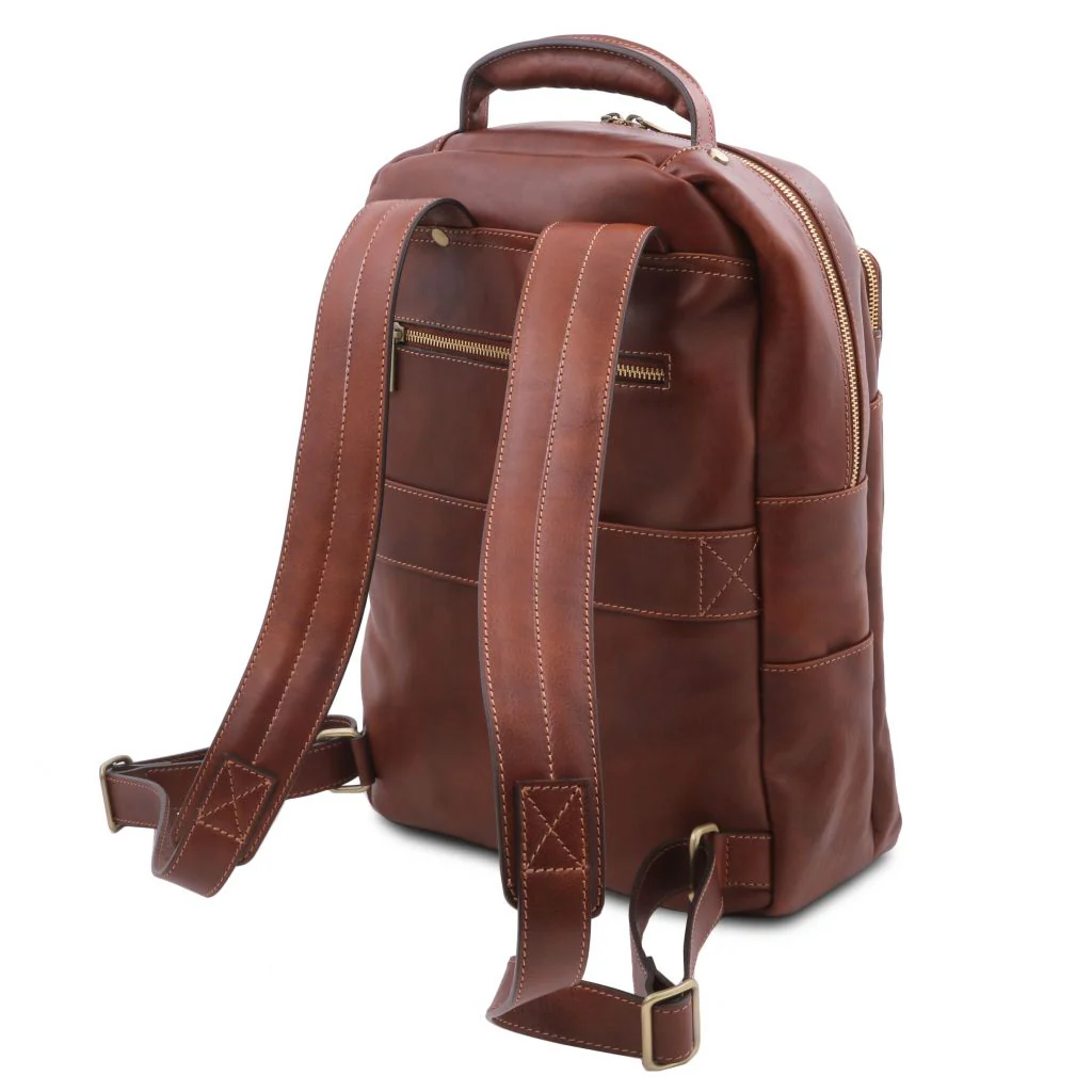 Melbourne - Leather Laptop Backpack (TL142205) - Image 3