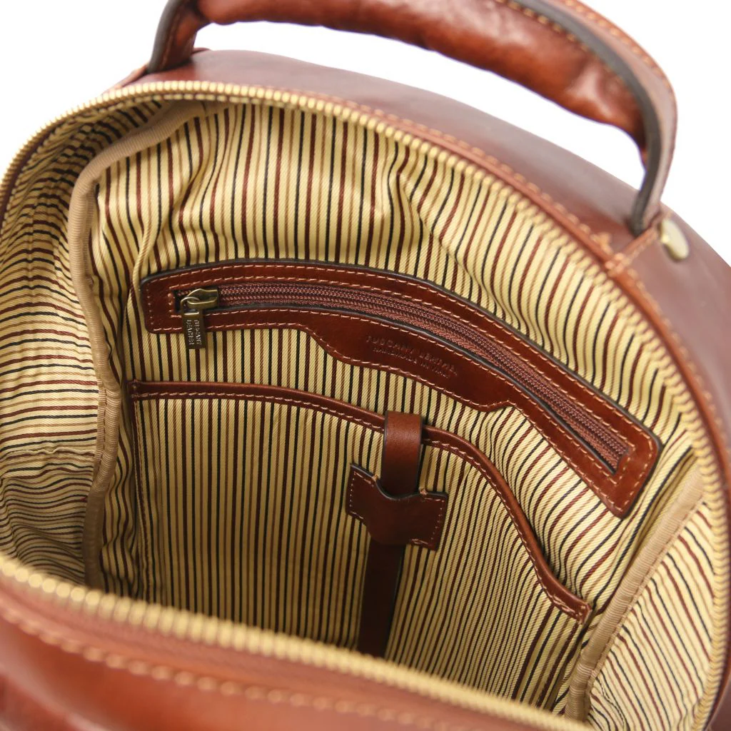 Melbourne - Leather Laptop Backpack (TL142205) - Image 6