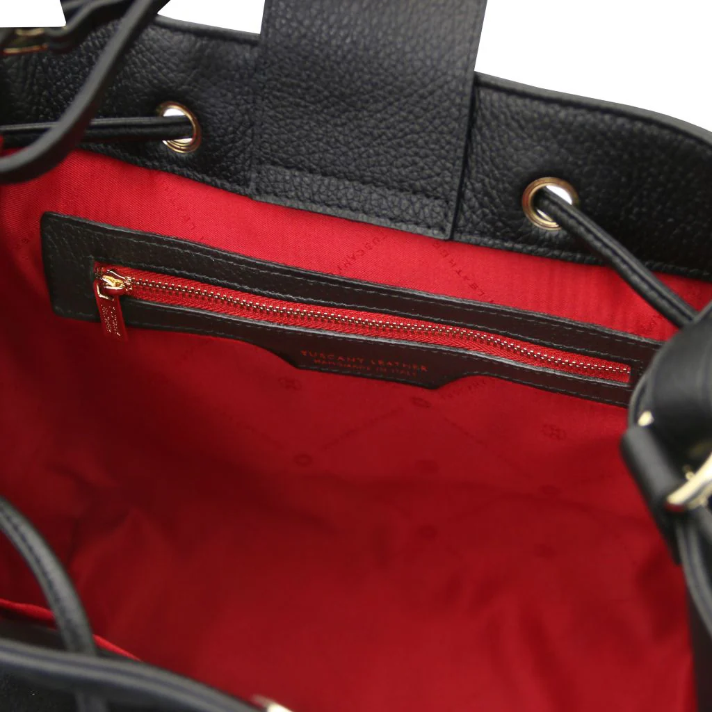 Minerva - Leather Bucket Bag (TL142476) - Image 15