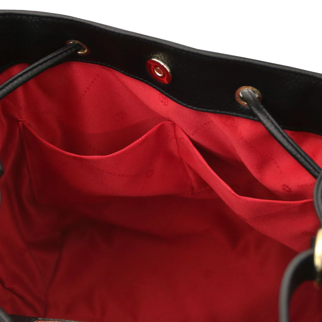 Minerva - Leather Bucket Bag (TL142476) - Image 16