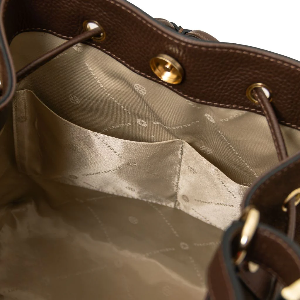 Minerva - Leather Bucket Bag (TL142476) - Image 26