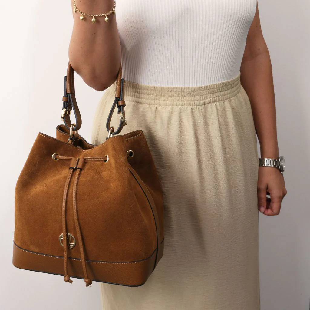 Minerva - Leather Bucket Bag (TL142476) - Image 7