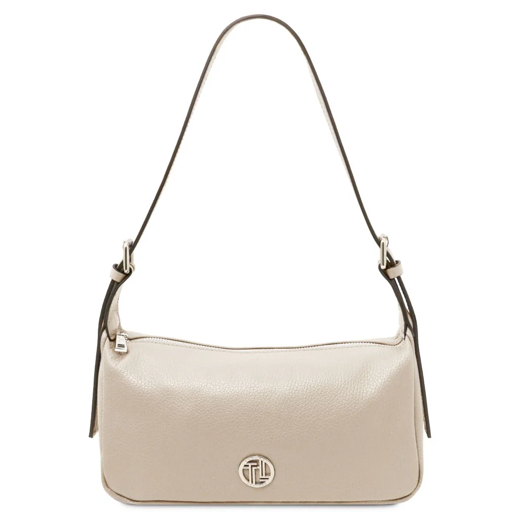 Miranda - Soft Leather Shoulder Bag (TL142467) - Image 11