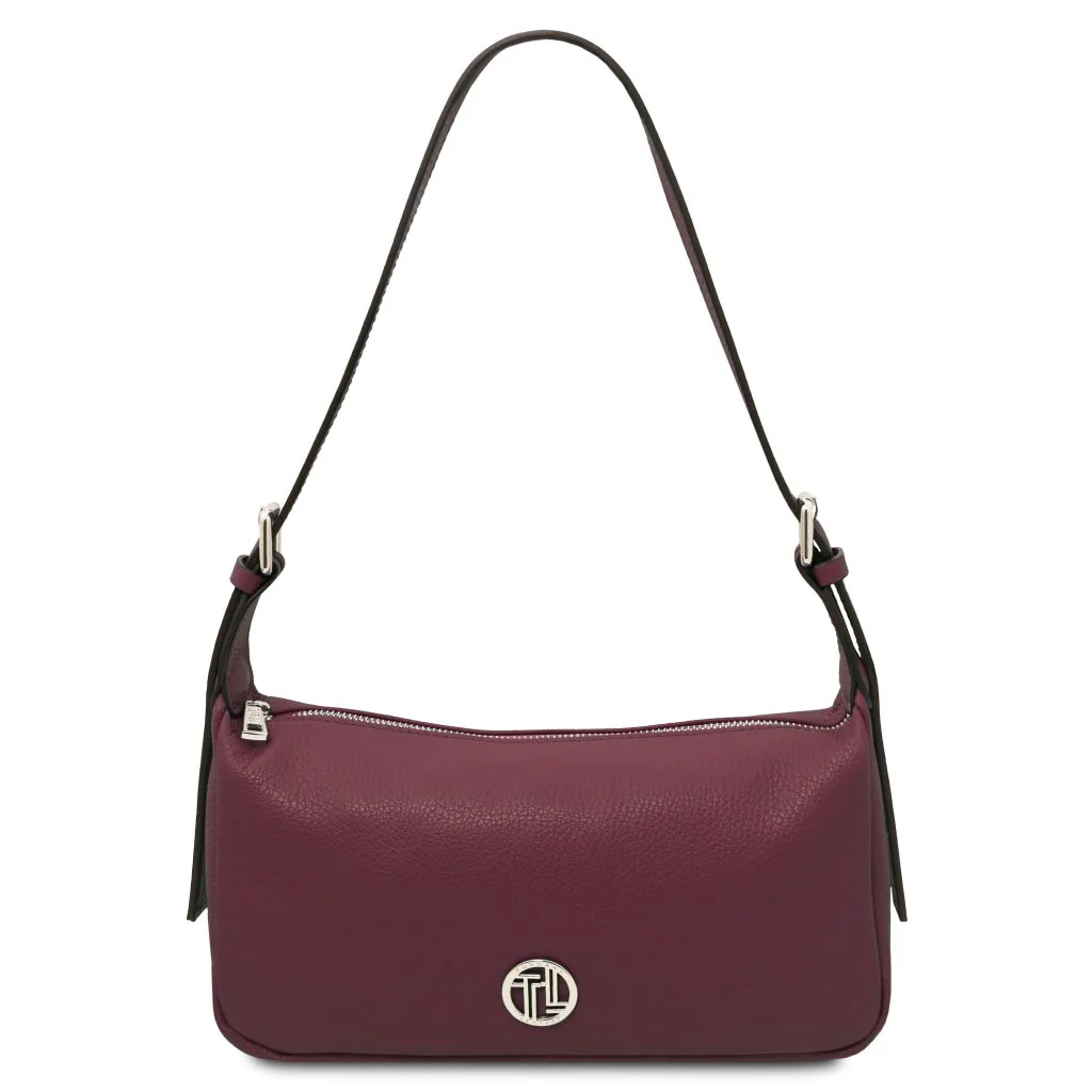 Miranda - Soft Leather Shoulder Bag (TL142467) - Image 12