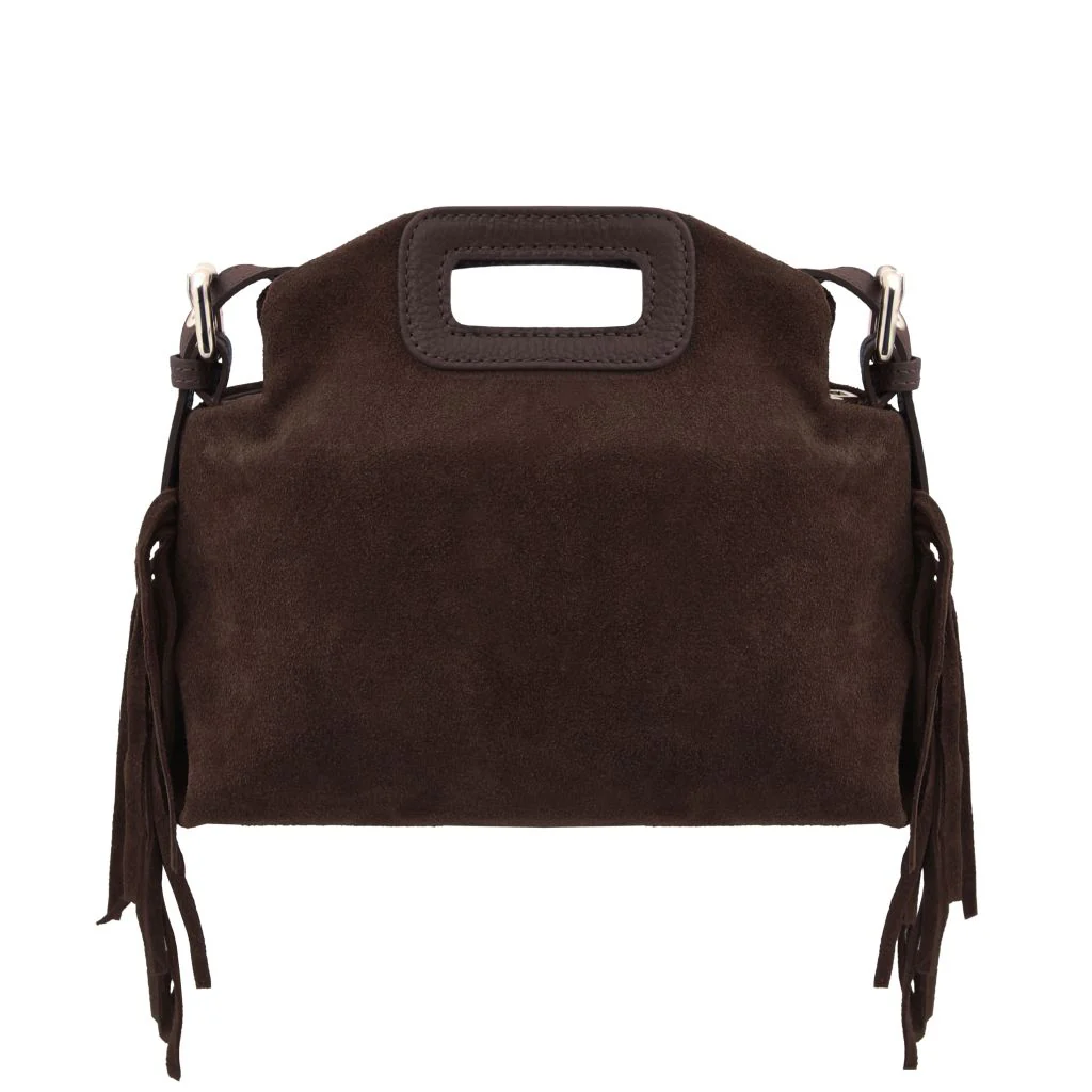 Nomade - Suede Leather Fringe Clutch (TL142496) - Image 12
