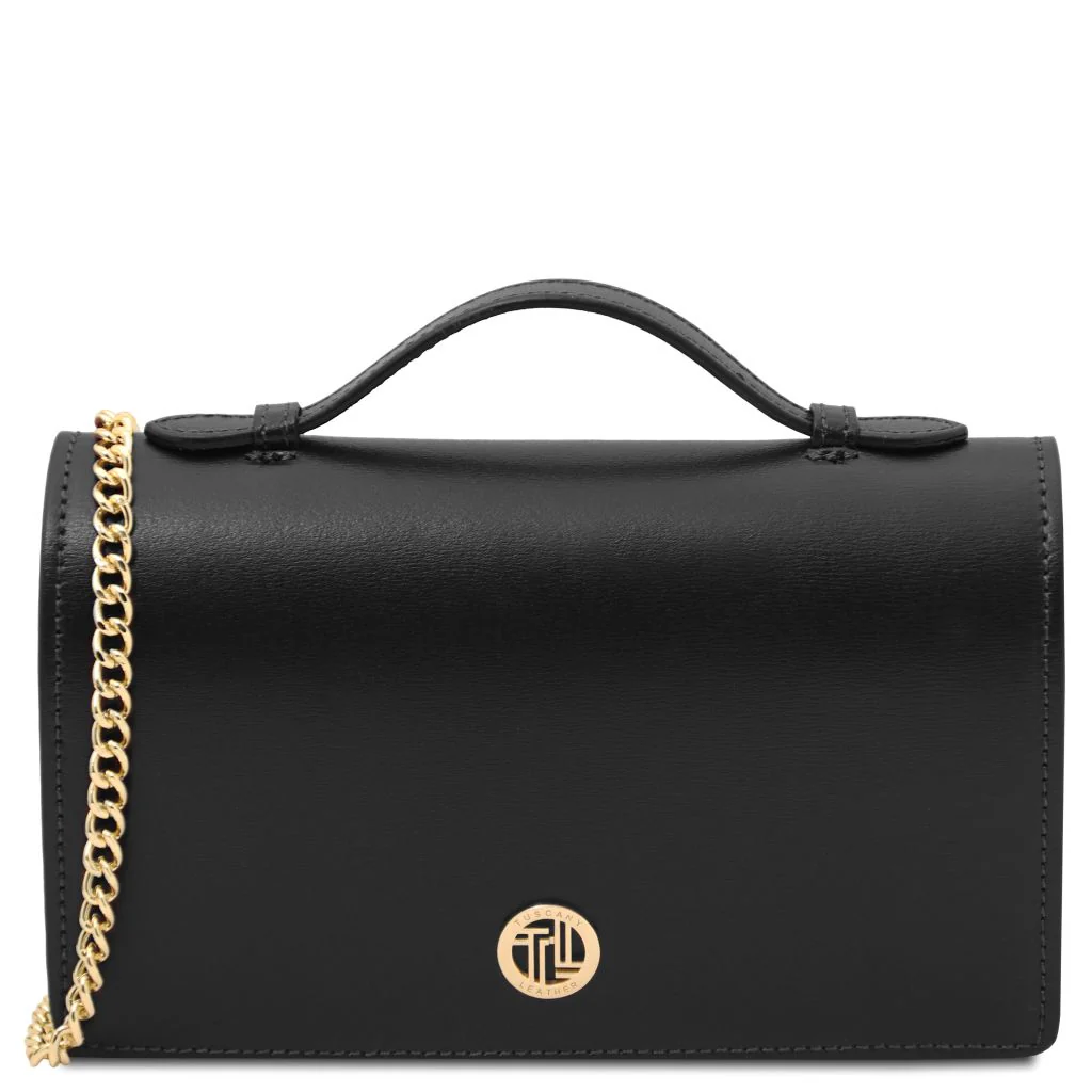 Opera - Leather Clutch with Chain Strap (TL142505) - Image 9