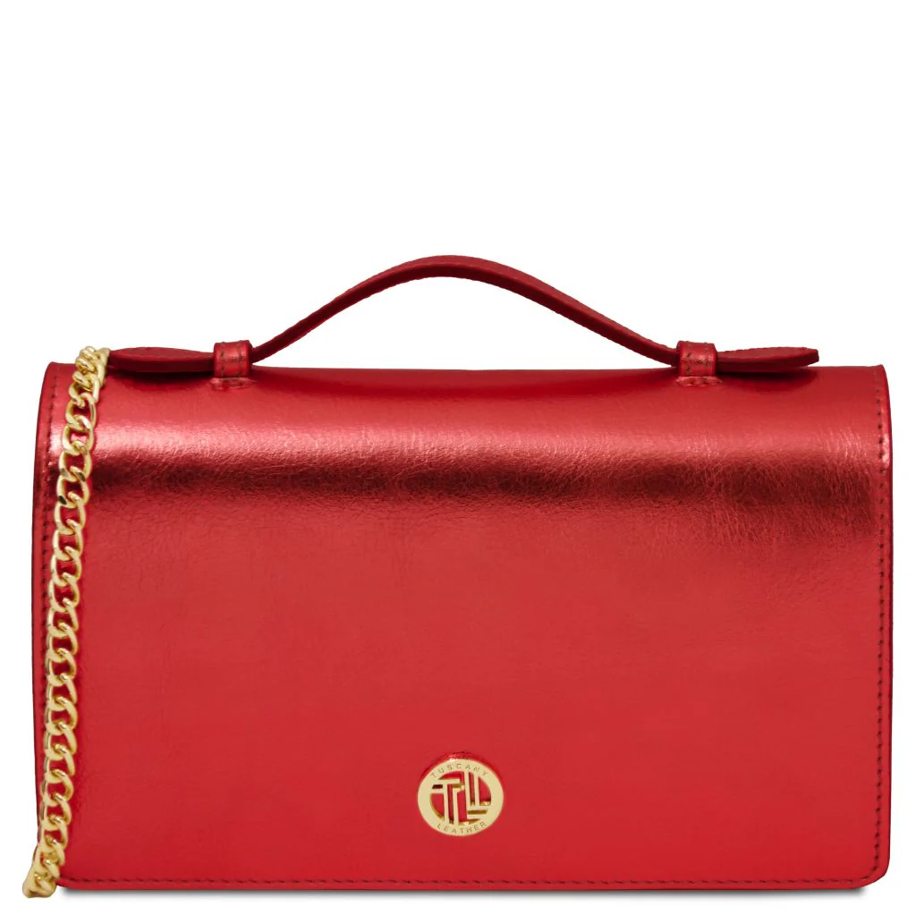 Opera - Metallic Leather With Chain Strap (TL142519) - Image 17