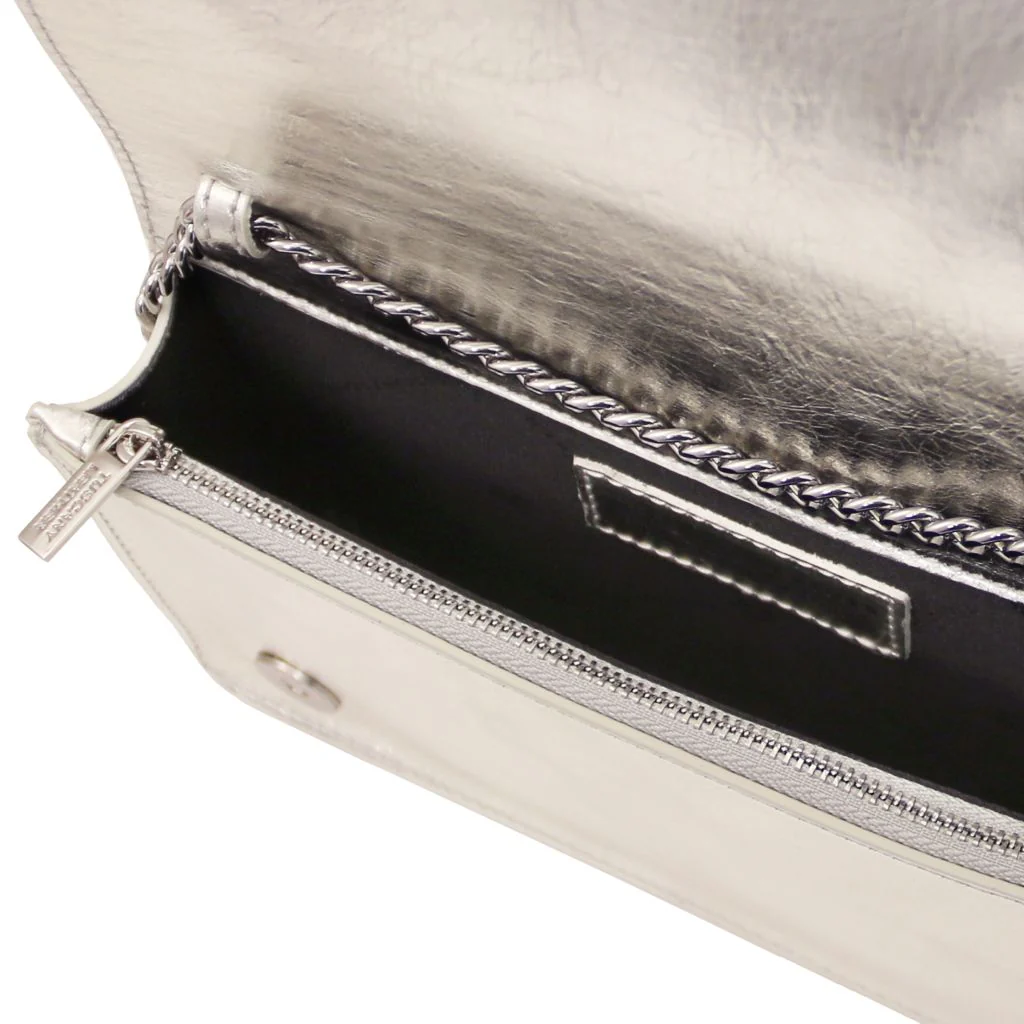 Opera - Metallic Leather With Chain Strap (TL142519) - Image 4