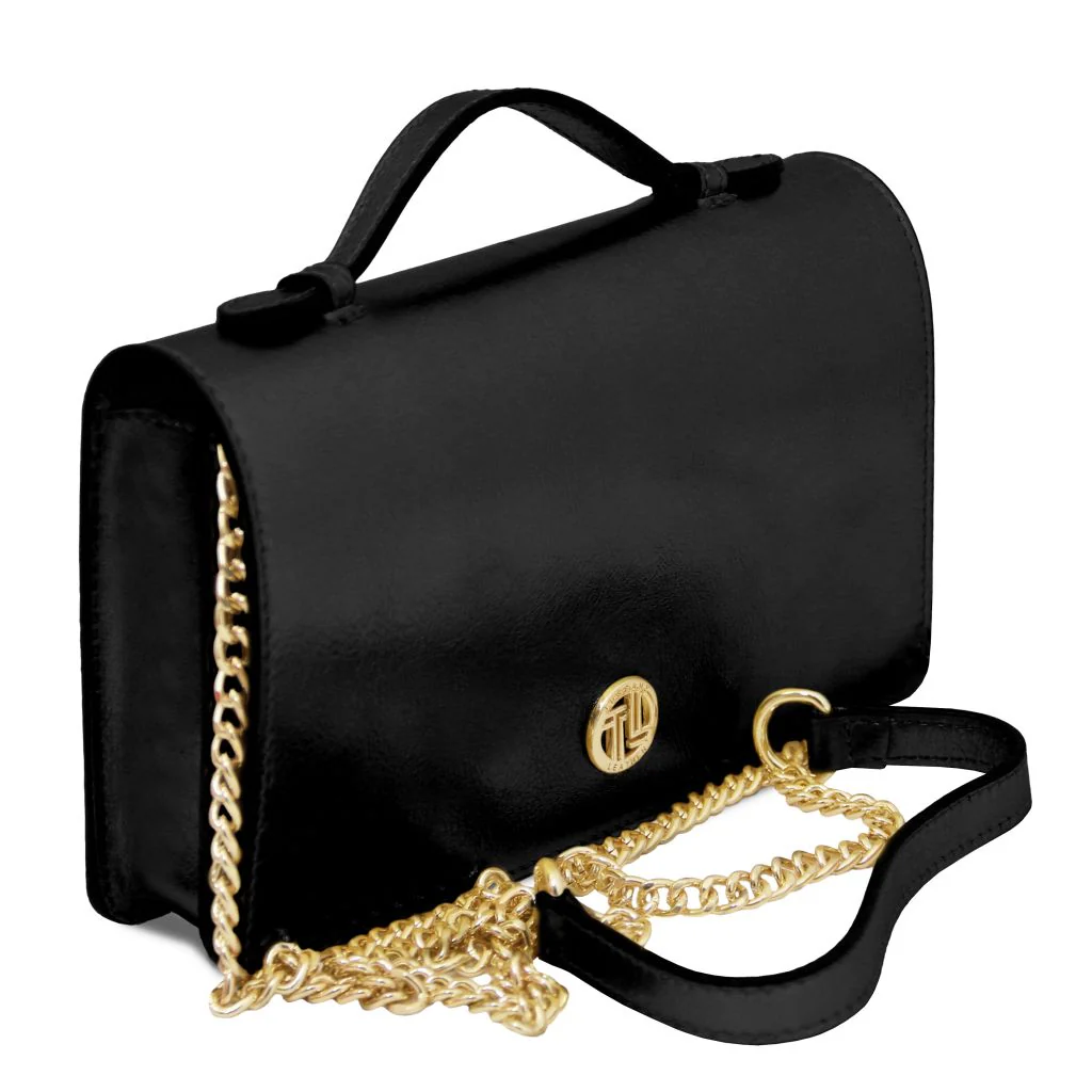Opera - Metallic Leather With Chain Strap (TL142519) - Image 6