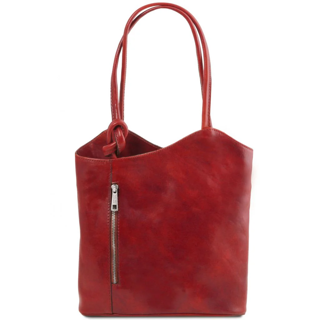 Patty - Leather Convertible Backpack Shoulderbag (TL141497) - Image 10