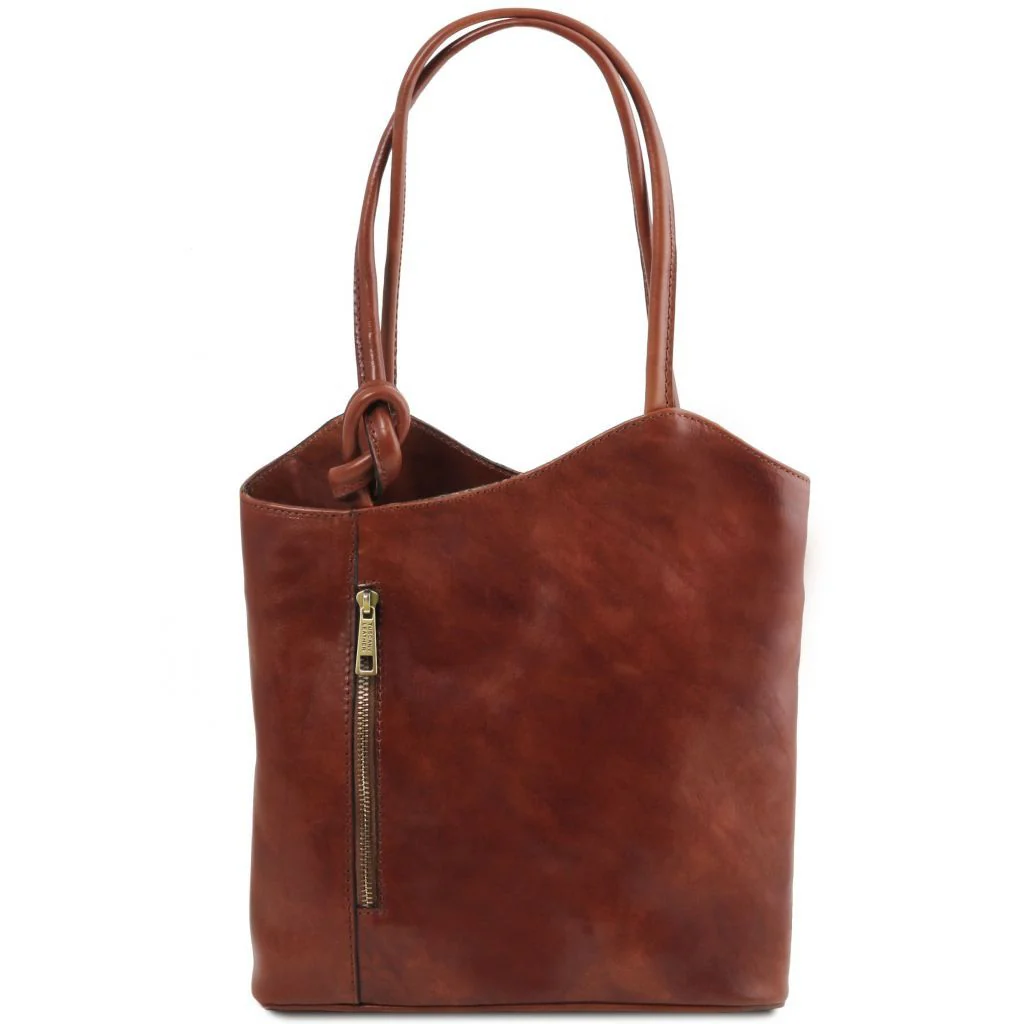 Patty - Leather Convertible Backpack Shoulderbag (TL141497) - Image 12