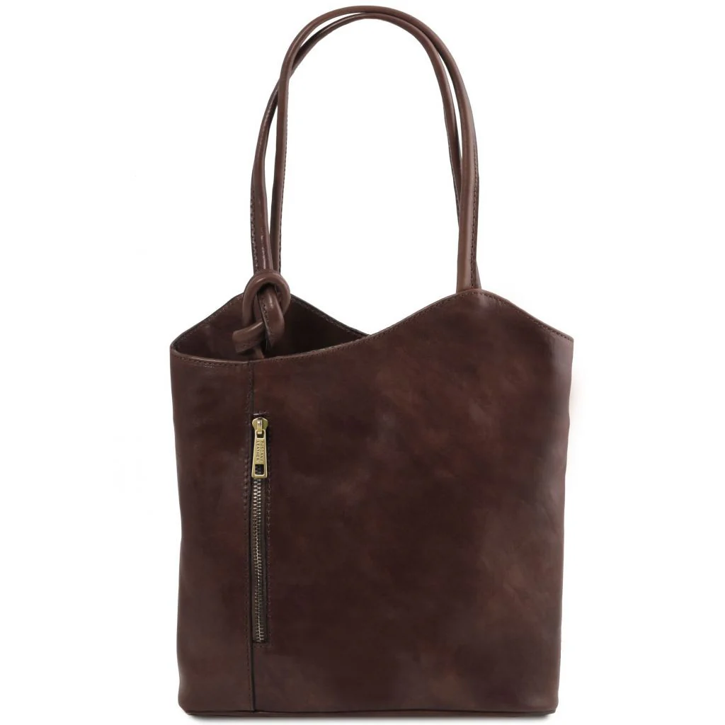 Patty - Leather Convertible Backpack Shoulderbag (TL141497) - Image 14