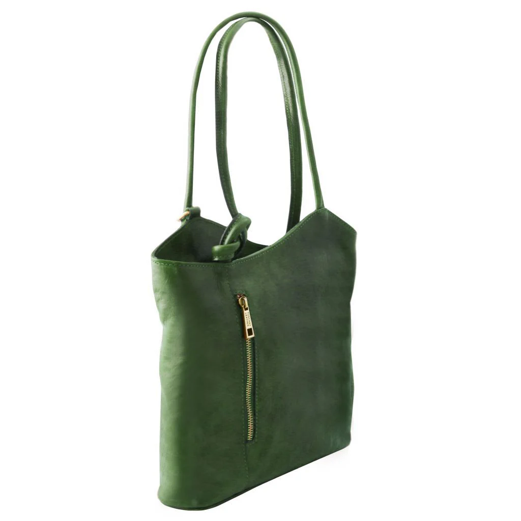 Patty - Leather Convertible Backpack Shoulderbag (TL141497) - Image 2
