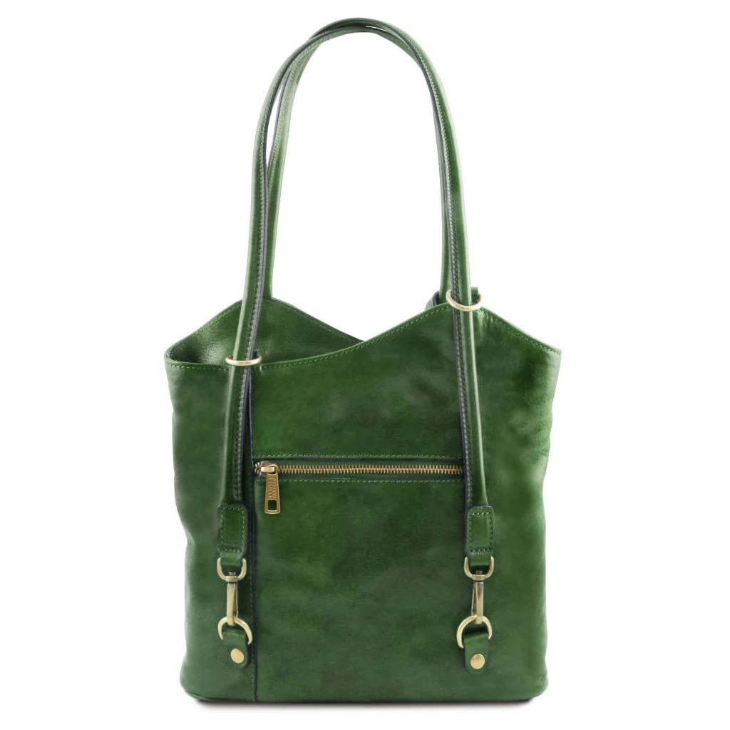 Patty - Leather Convertible Backpack Shoulderbag (TL141497) - Image 3