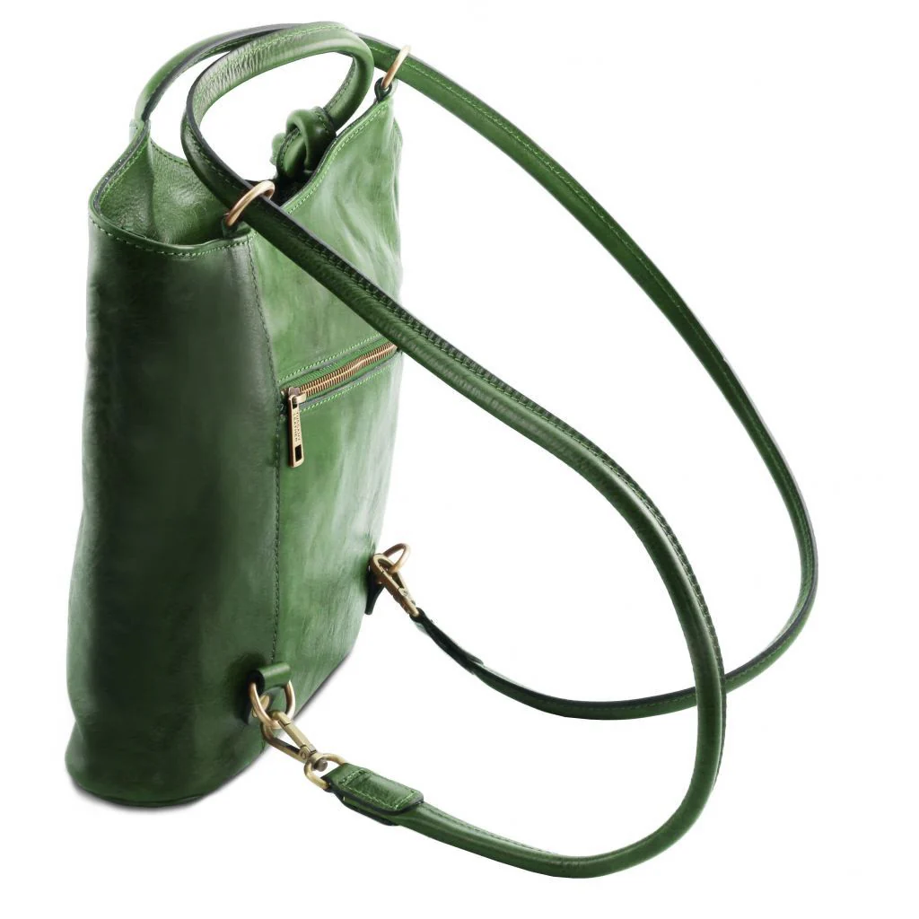 Patty - Leather Convertible Backpack Shoulderbag (TL141497) - Image 4