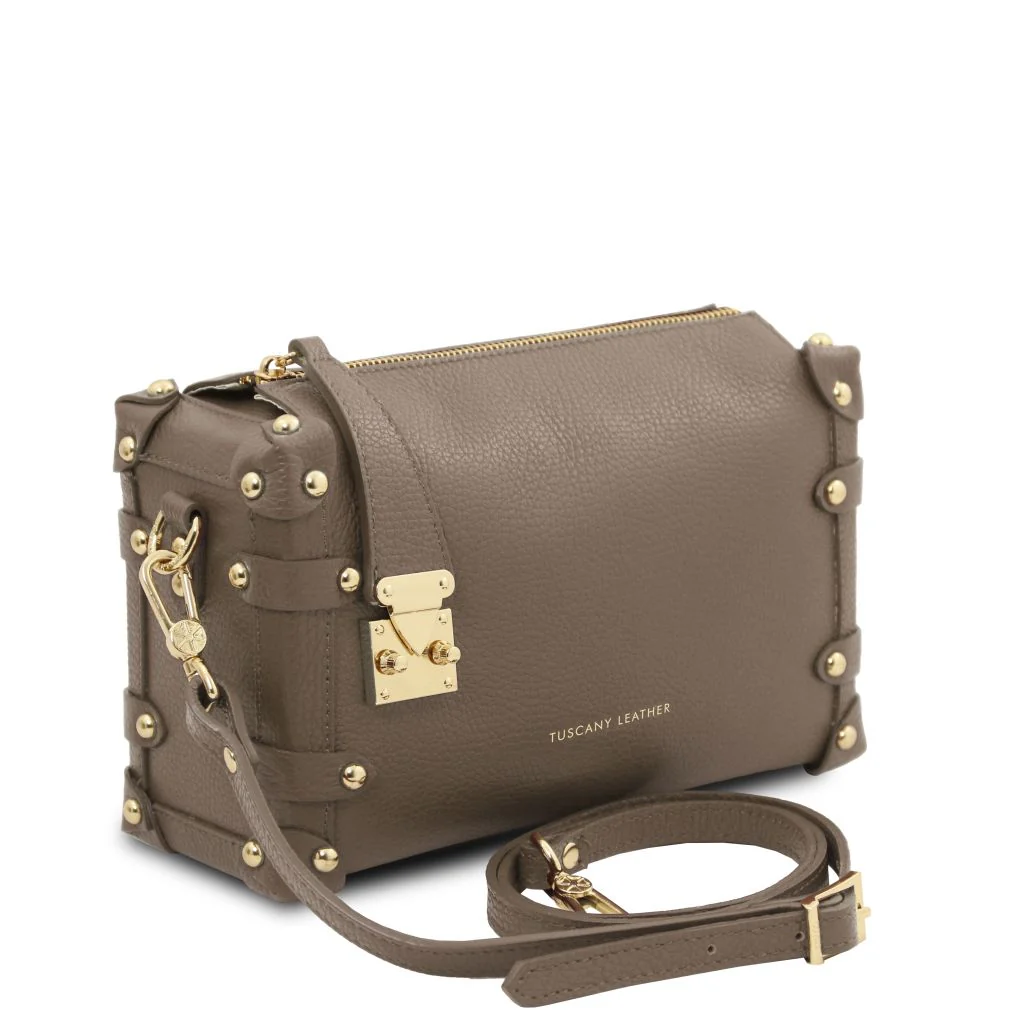 Praline - Soft Leather Duffle Bag (TL142422) - Image 2
