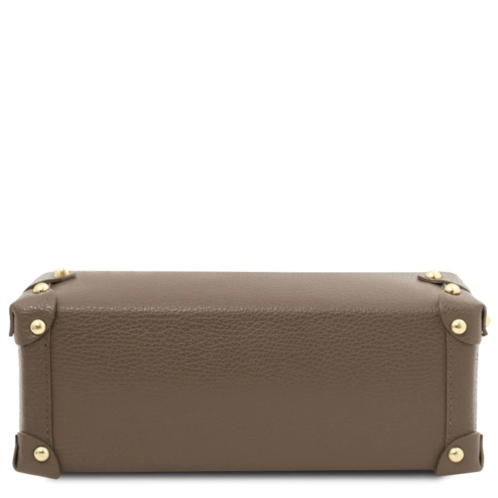 Praline - Soft Leather Duffle Bag (TL142422) - Image 4