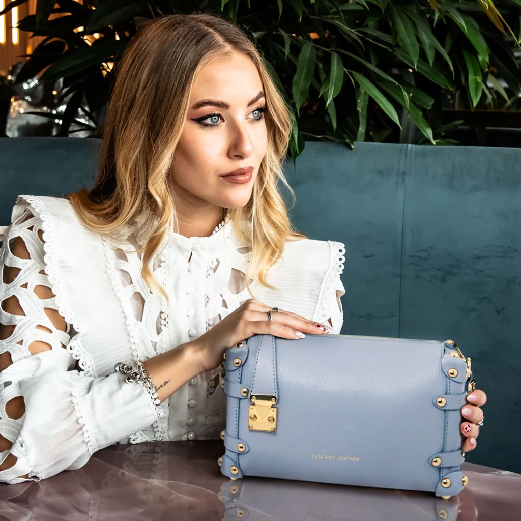 Praline - Soft Leather Duffle Bag (TL142422) - Image 9