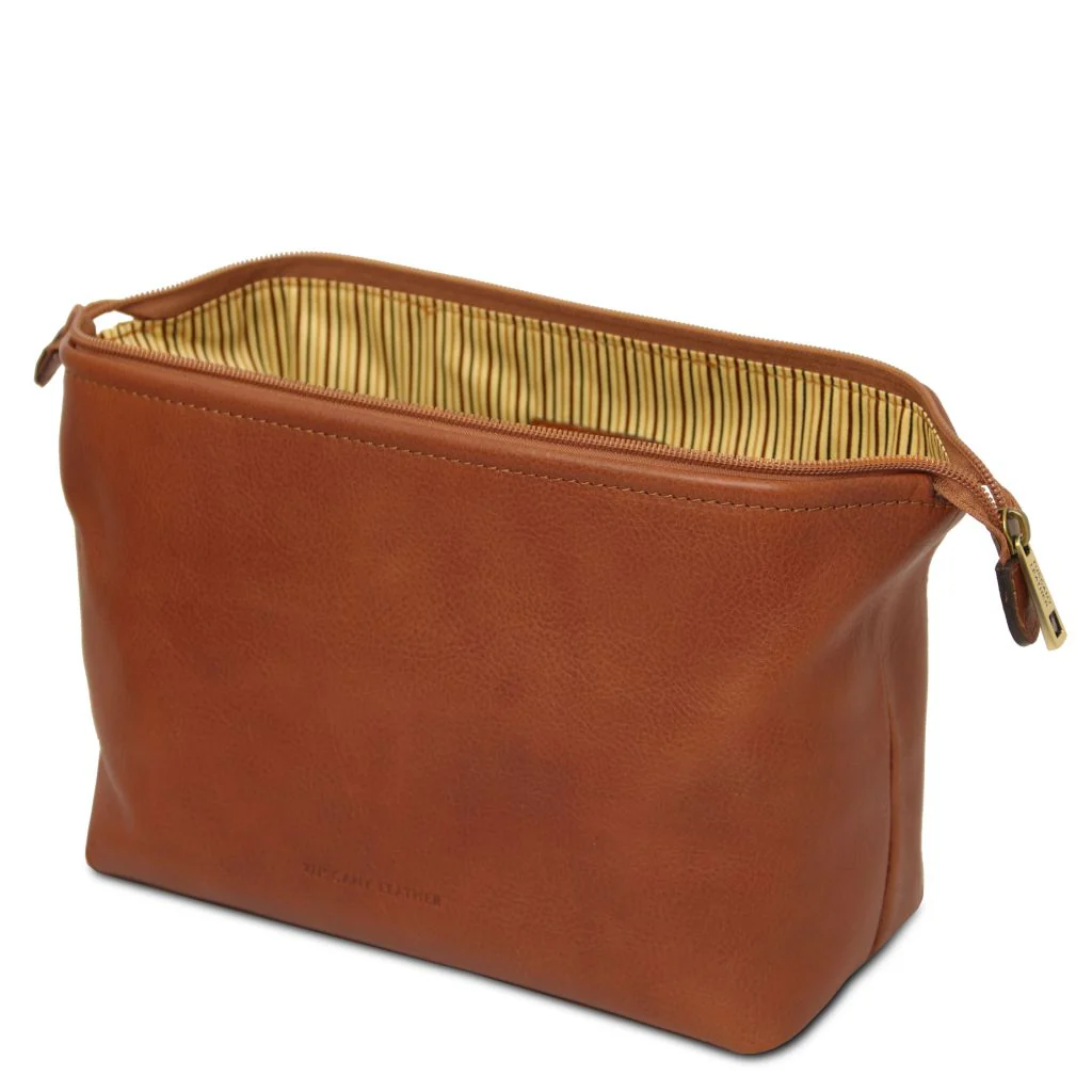 Smarty - Leather Toiletry Bag - Large Size (TL141219) - Image 5