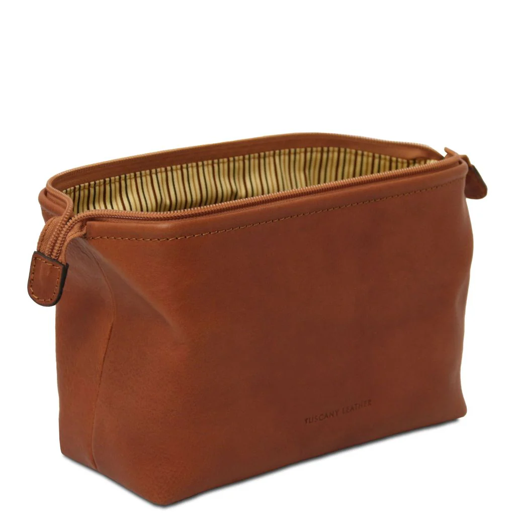 Smarty - Leather Toiletry Bag - Small Size (TL141220) - Image 5