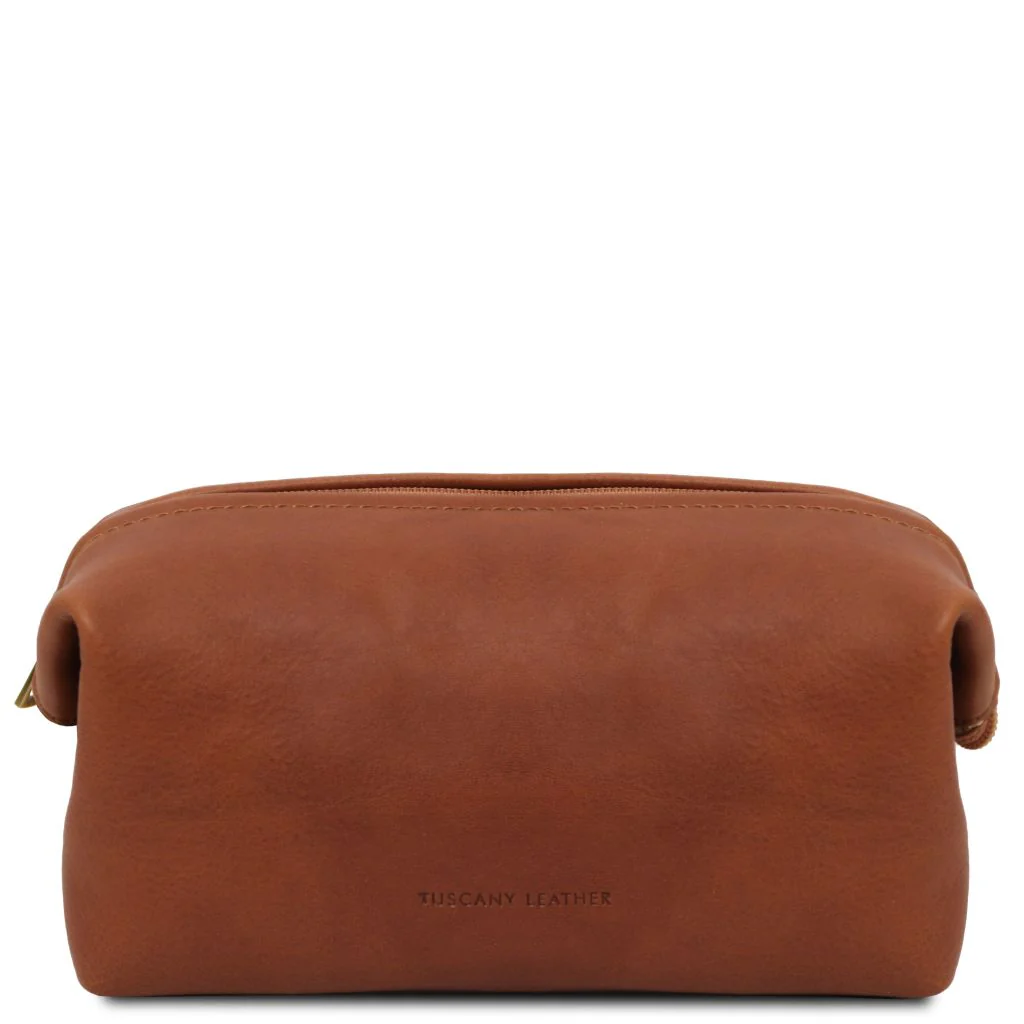 Smarty - Leather Toiletry Bag - Small Size (TL141220) - Image 7