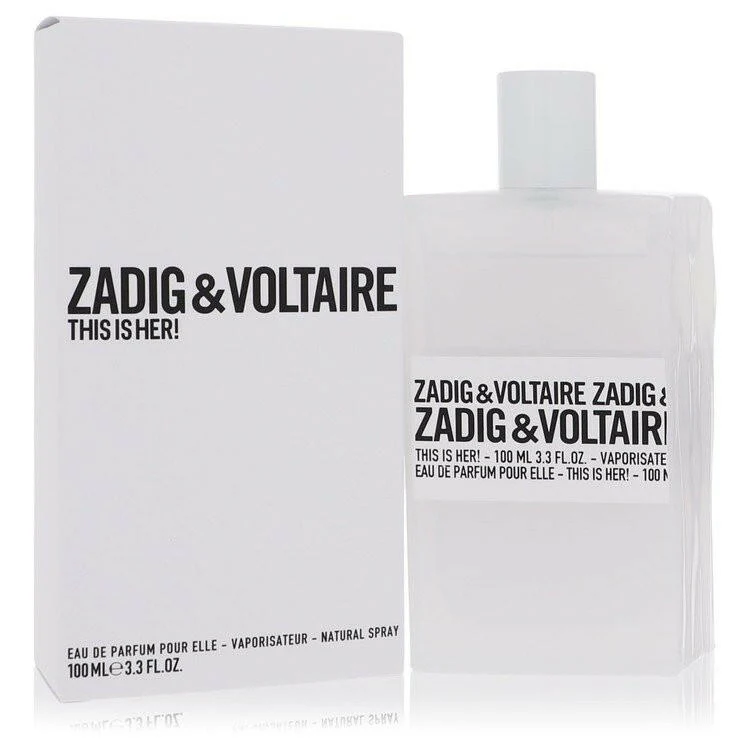 This Is Her Eau De Parfum Spray By Zadig & Voltaire - 3.4 oz