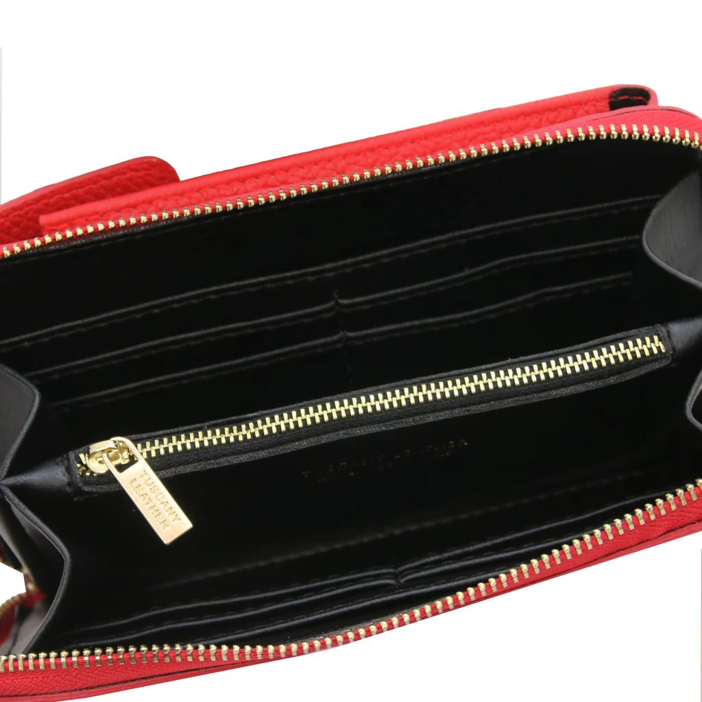 Tl Bag - Leather Wallet/Phone Holder With Strap (Tl142323) - Image 11