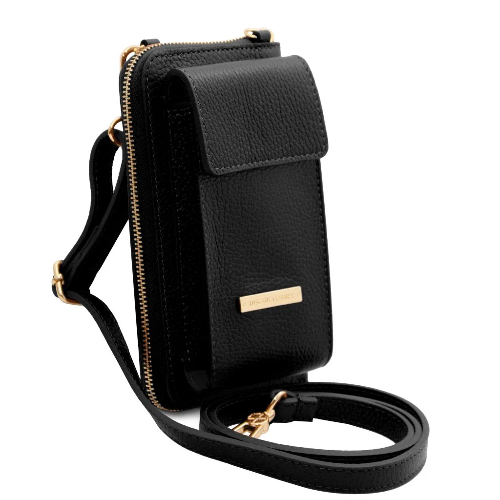 Tl Bag - Leather Wallet/Phone Holder With Strap (Tl142323) - Image 12