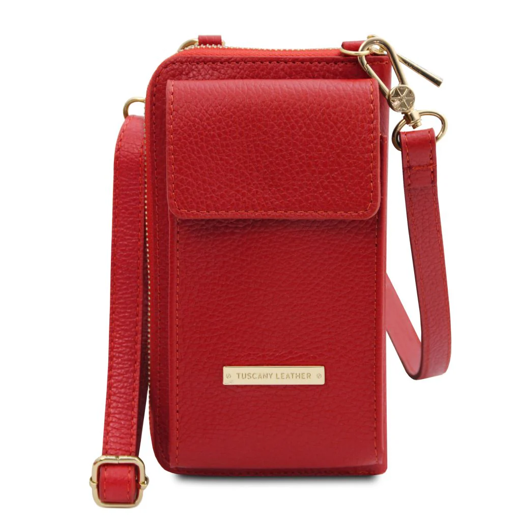 Tl Bag - Leather Wallet/Phone Holder With Strap (Tl142323) - Image 16