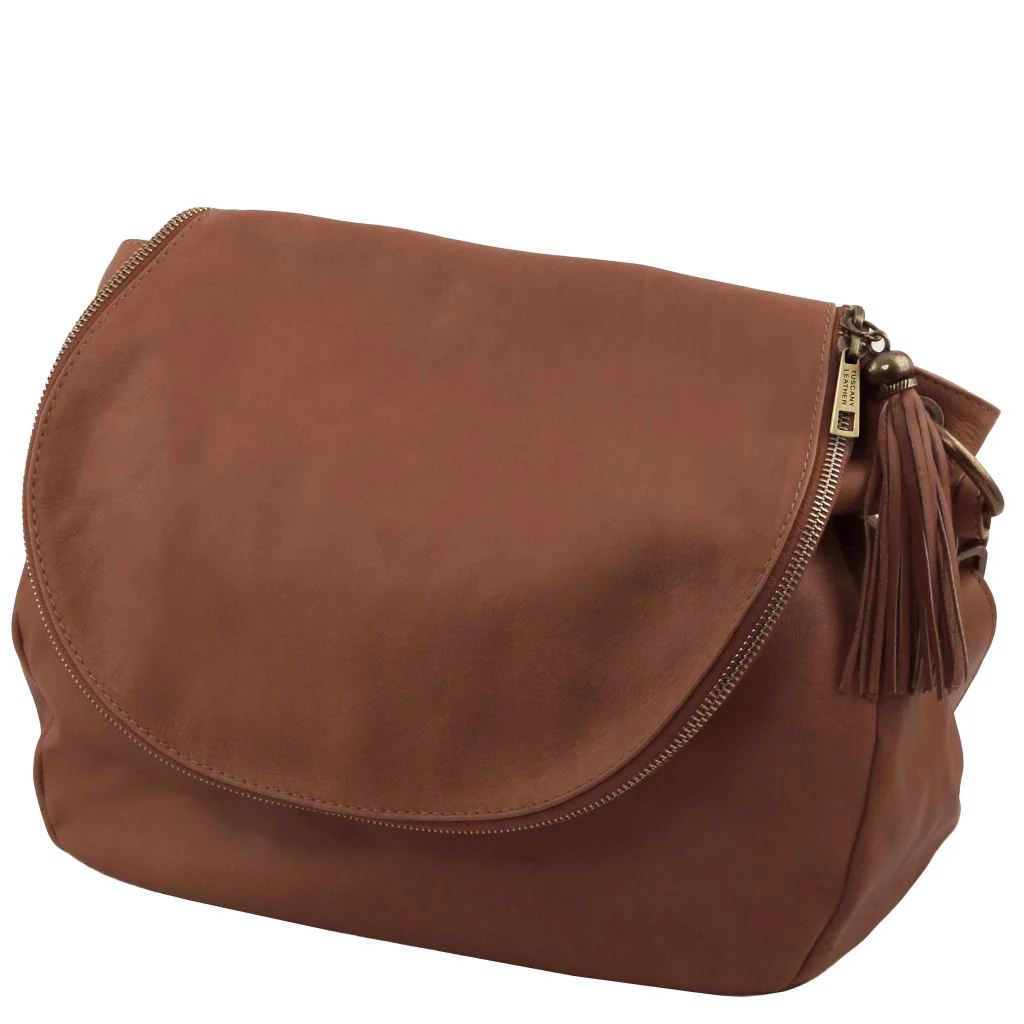 Tl Bag - Soft Leather Shoulder Bag With Tassel Detail (Tl141110) - Image 10