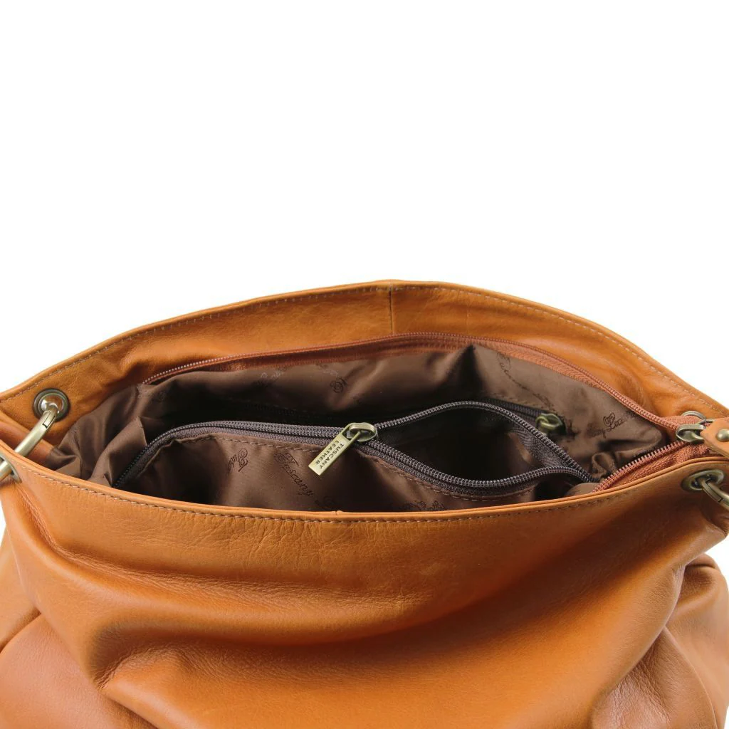 Tl Bag - Soft Leather Shoulder Bag With Tassel Detail (Tl141110) - Image 8