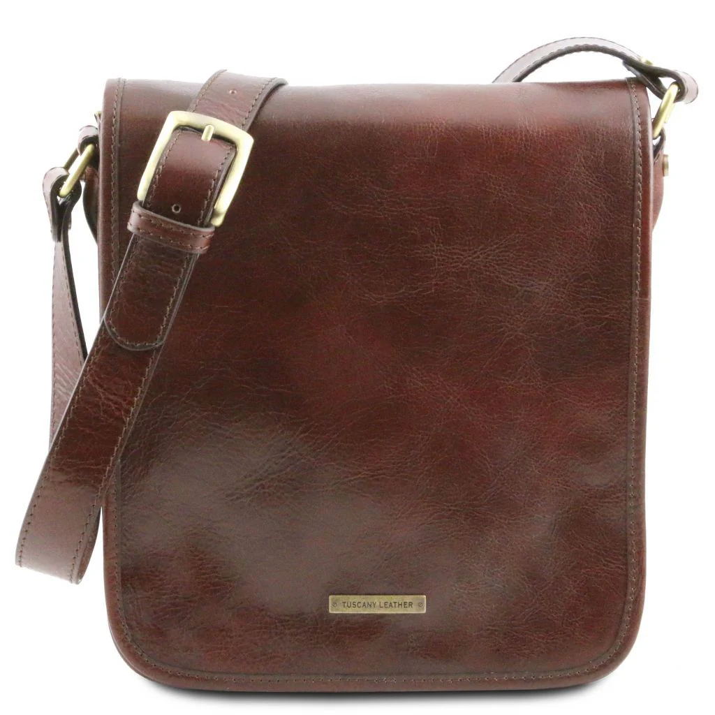 TL Messenger - Two Compartments Leather Shoulder Bag (TL141255) - Image 10