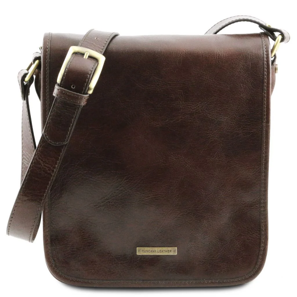 TL Messenger - Two Compartments Leather Shoulder Bag (TL141255) - Image 11