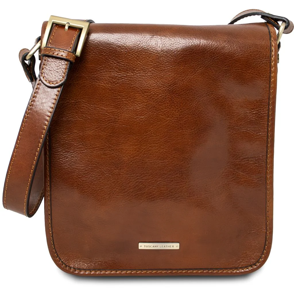 TL Messenger - Two Compartments Leather Shoulder Bag (TL141255) - Image 12