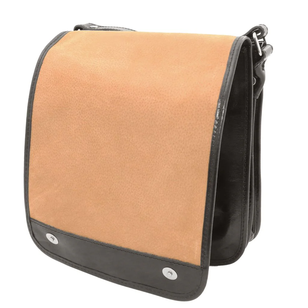TL Messenger - Two Compartments Leather Shoulder Bag (TL141255) - Image 4