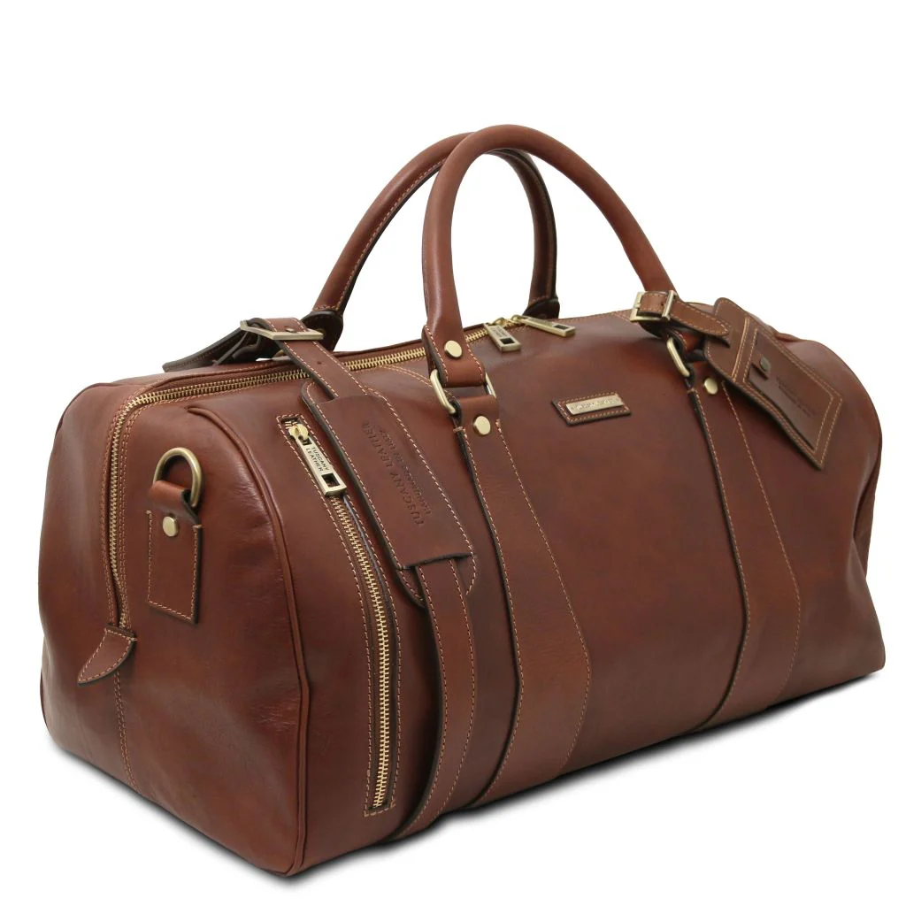TL Voyager - Travel Leather Duffle Bag - Large Size (TL141794) - Image 5