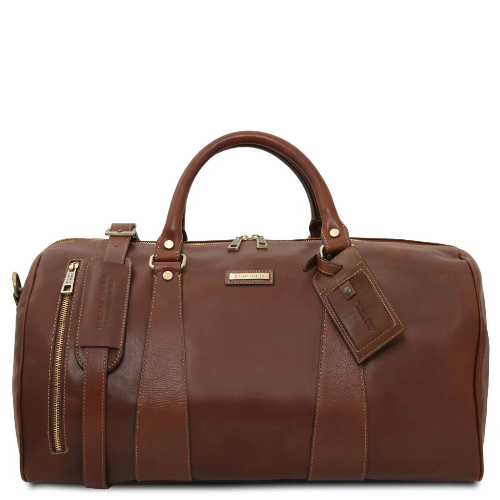 TL Voyager - Travel Leather Duffle Bag - Large Size (TL141794) - Image 9
