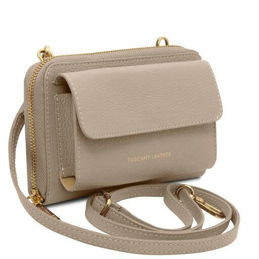 Urania - Leather Wallet/Phone Holder With Strap (TL142433) - Image 2
