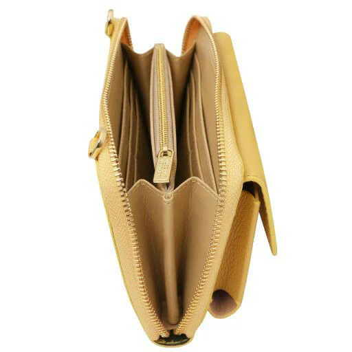 Urania - Leather Wallet/Phone Holder With Strap (TL142433) - Image 35