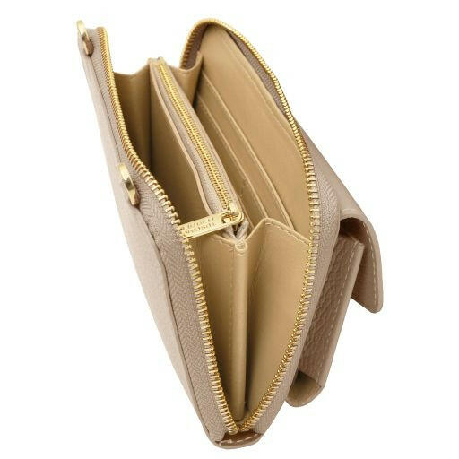 Urania - Leather Wallet/Phone Holder With Strap (TL142433) - Image 4