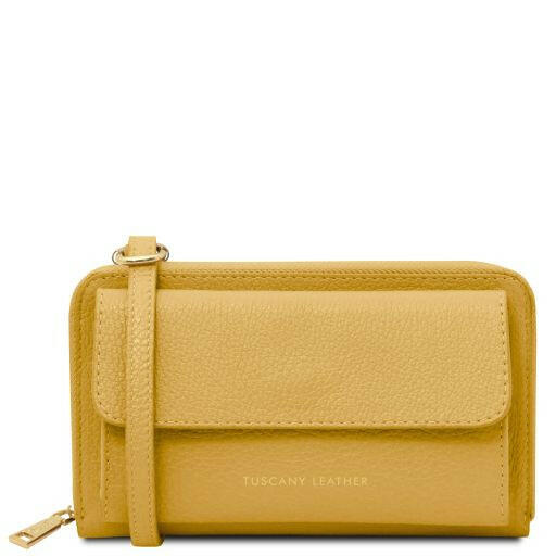Urania - Leather Wallet/Phone Holder With Strap (TL142433) - Image 43