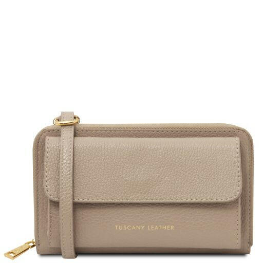 Urania - Leather Wallet/Phone Holder With Strap (TL142433) - Image 44