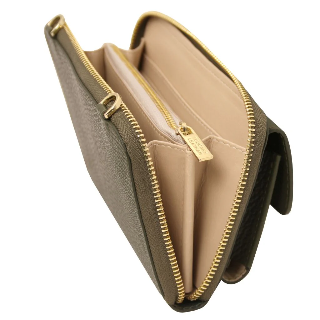 Urania - Leather Wallet/Phone Holder With Strap (TL142433) - Image 49