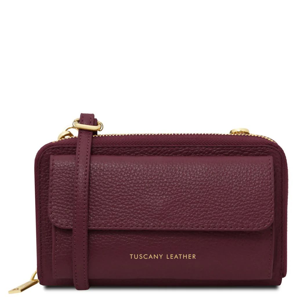 Urania - Leather Wallet/Phone Holder With Strap (TL142433) - Image 50