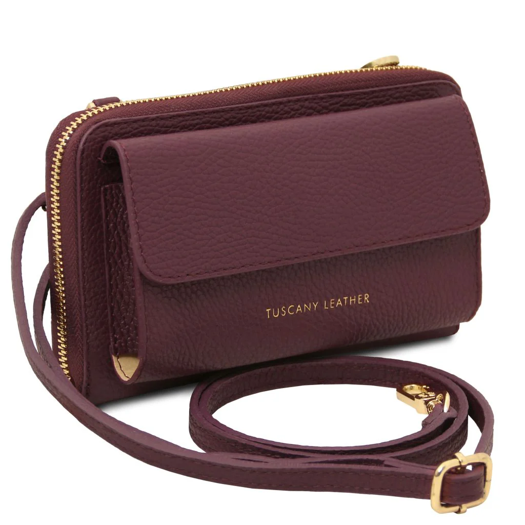 Urania - Leather Wallet/Phone Holder With Strap (TL142433) - Image 51