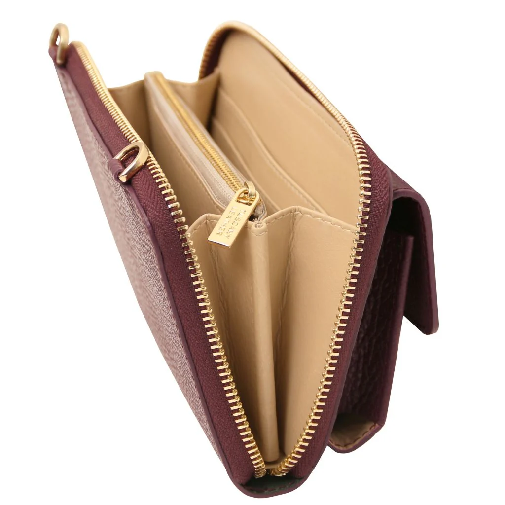 Urania - Leather Wallet/Phone Holder With Strap (TL142433) - Image 53