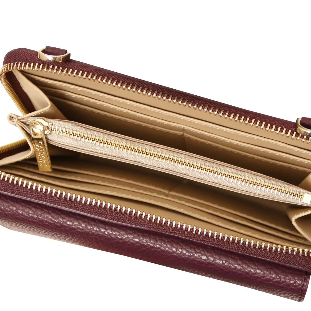 Urania - Leather Wallet/Phone Holder With Strap (TL142433) - Image 54
