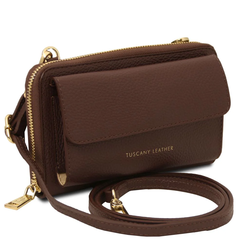 Urania - Leather Wallet/Phone Holder With Strap (TL142433) - Image 56
