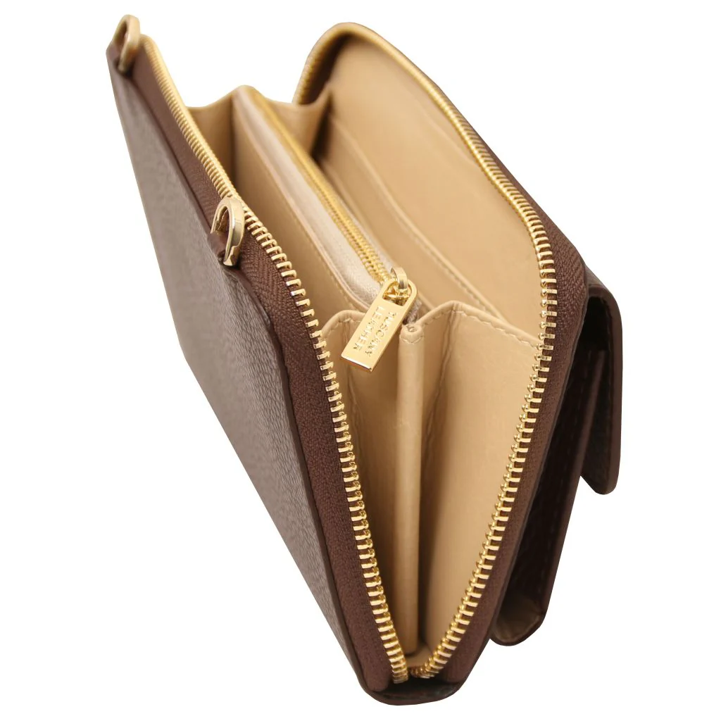 Urania - Leather Wallet/Phone Holder With Strap (TL142433) - Image 58