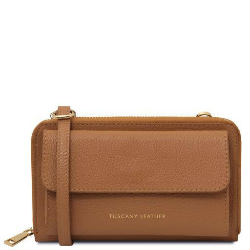 Urania - Leather Wallet/Phone Holder With Strap (TL142433) - Image 7